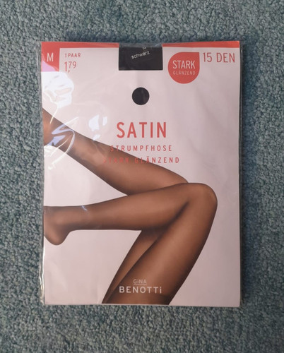Satin strumpfhose stark - satin,