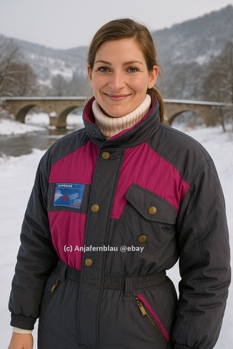 Skianzug glanznylon oldschool - glanznylon,