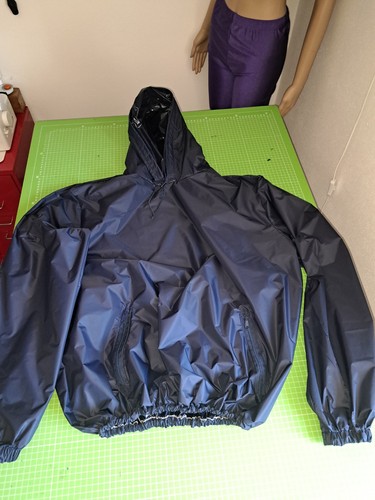 Glanz nylon regenjacke - nylon,
