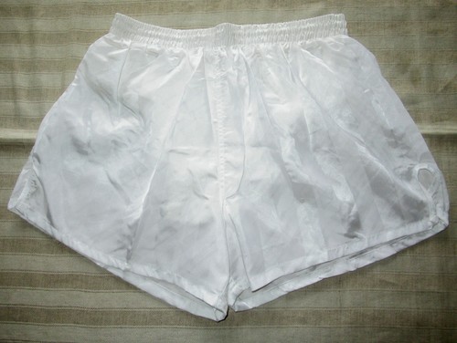 Weisse sporthose glanzshorts - weisse,