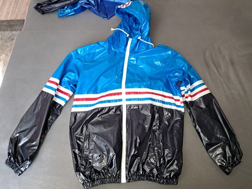 Glanz nylon regenjacke - glanz,