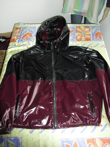 Glanz nylon regenjacke - nylon,