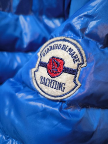 Glanznylon daunenjacke blau - glanznylon,